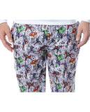 Marvel Mens' The Avengers Vintage Superhero Comic Sleep Pajama Pants Size Medium