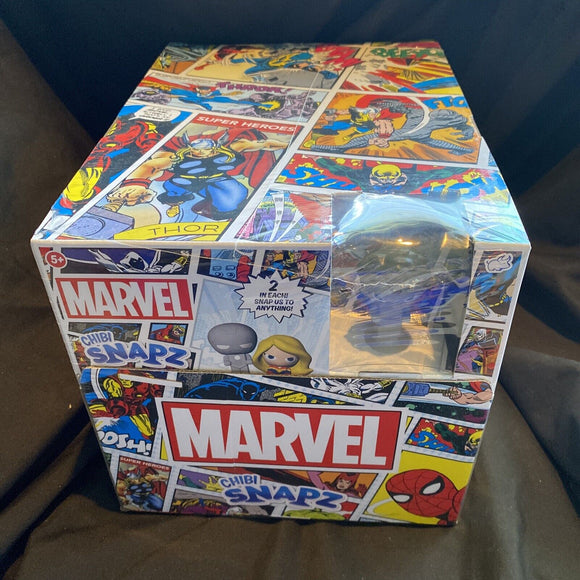 Marvel Series 3 Chibi Snapz 12 Count Sealed Display Box -2 characters/capsule
