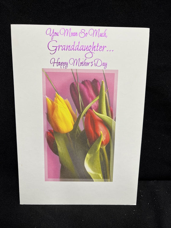 Happy Mother's Day Granddaughter Greeting Card w/Envelope