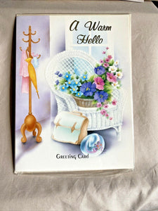 Hello Greeting Card w/Envelope NEW