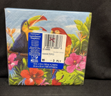 Amscan  Hawaiian Tropics Paper Napkins 16-3 Ply  13”x 13”