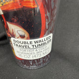 Marvel Deadpool Double Wall 16oz Hot/Cold Travel Tumbler W/Lid PBA Free