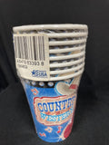 COUNTRY WESTERN PARTY CUPS 9 Oz Paper American Cowboy Guitar Birthday 8 Ct