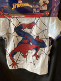 Marvel Spiderman Web Climb & Camouflage 2 Pack Kids Small (5) Tshirts