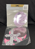 Hanging Swirl Communion Decorations 5-24" Pink Silver