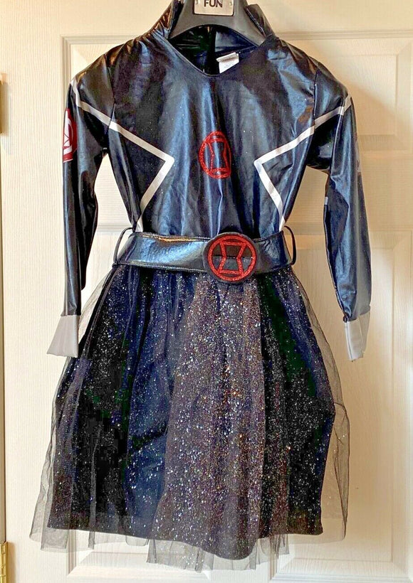 Avengers Girls Costume Glitter Tulle Skirt with Belt Size 10