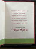 Merry Christmas Granddaughter Greeting Card w/Envelope