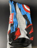 Marvel Captain America Standing Pose Mens Socks Sz 6-12