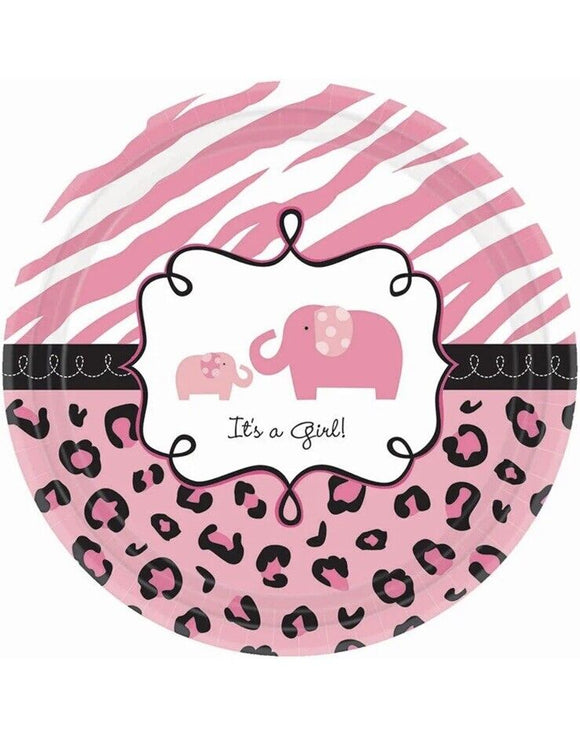 Sweet Safari Girl Jungle Animal Pink Baby Shower Party 7