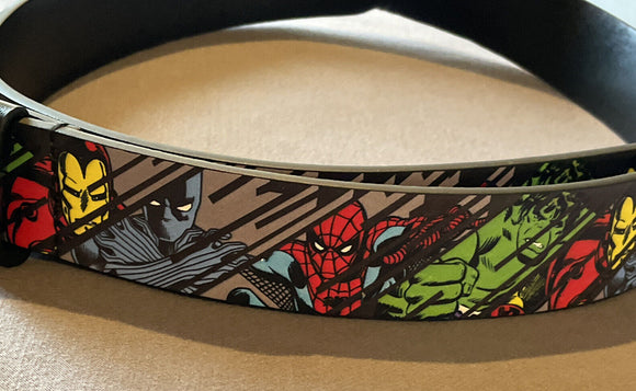 Marvel Hero Belt Mens M/L 34-36” Waist