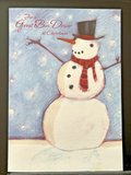 Merry Christmas Bus Driver Greeting Card w/Envelope