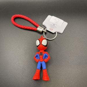 Marvel Spiderman 3D Rubber Figure Keychain