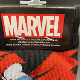 Marvel Captain American & Captain America Shield 2 Pair Mens Novelty Socks Sz 6-12