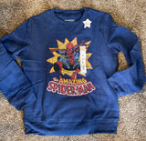 MARVEL Boys Amazing Spiderman Jumping Beans Sweatshirt Sz 10