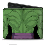 Buckle Down Hulk Close Up Chest & Back Bifold Men’s Wallet