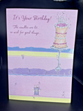 Birthday Greeting Card w/Envelope