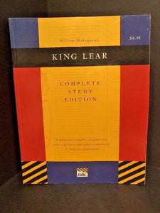 Cliffs Shakespeare's KING LEAR Complete Study Edition Brand NEW