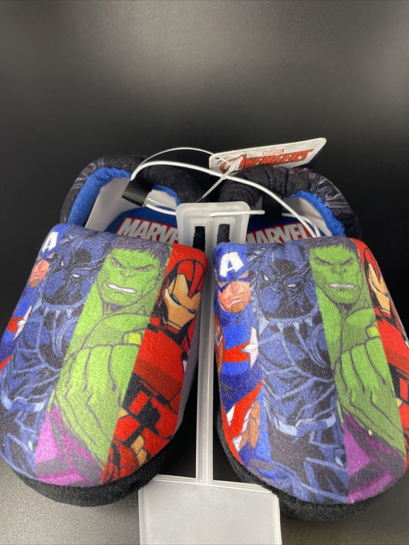 Marvel Avengers Heroes Pose Toddler Foam Plush Slipper Size M 7/8