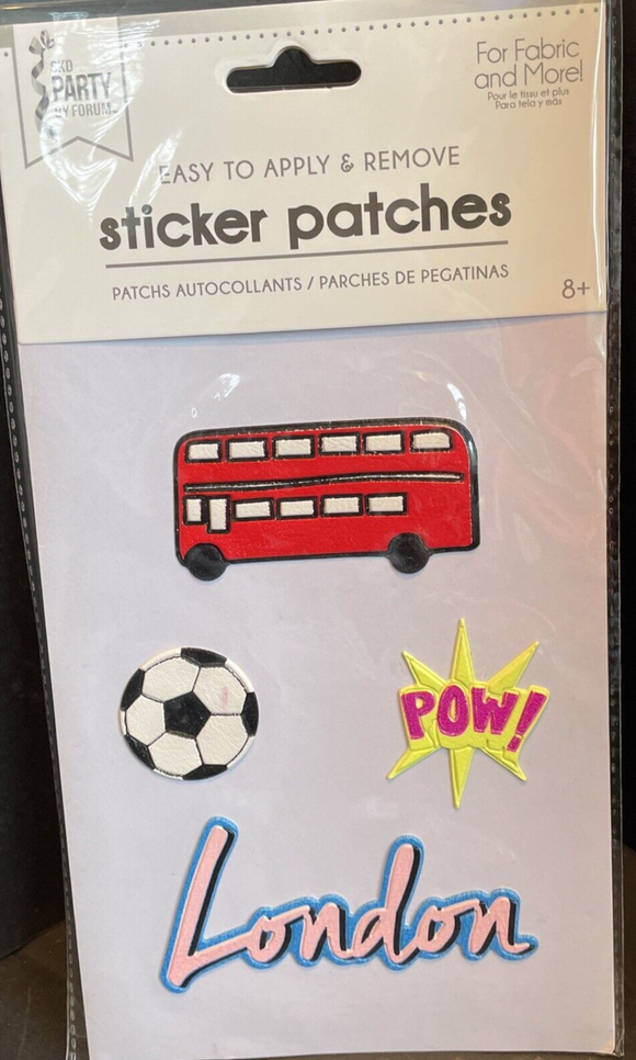 Sticker Patches For Fabric And More  London Theme