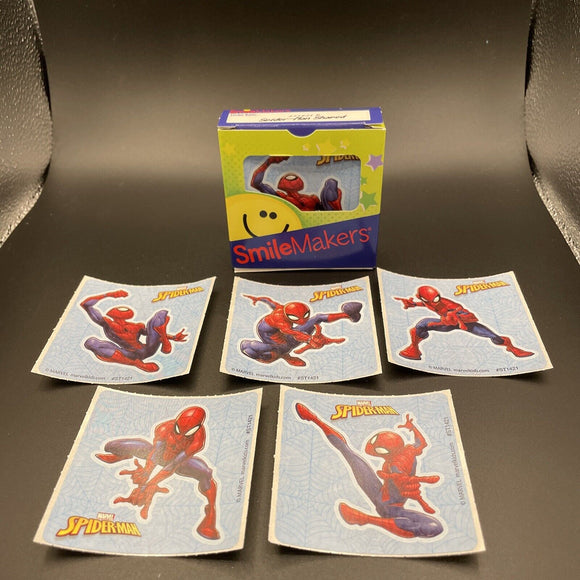 100 Smile Makers Marvel Spider-man Shaped Stickers