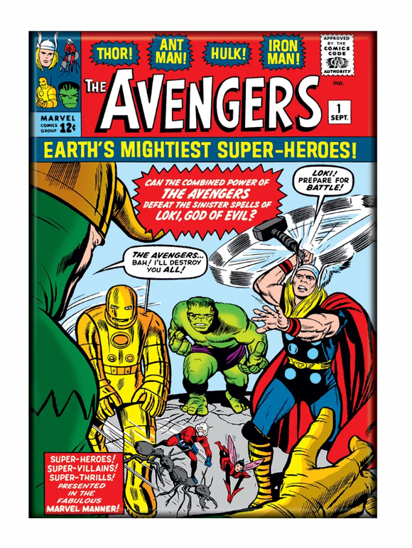 Marvel Avengers 1 Ata-Boy Magnet 2.5