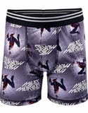 Spiderman Miles Morales Boys Athletic Boxer Brief sz8 3pr Moisture Wick Material