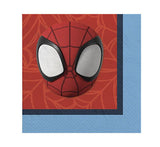 Marvel Spiderman Paper Party Napkins 5x5” Pack Of 16