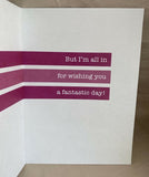 Birthday Greeting Card w/Envelope NEW