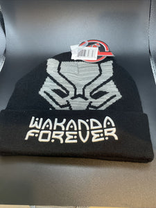 Marvel Wakanda Forever Kids Folder Over Winter Hat