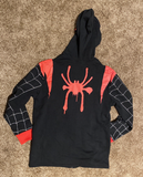 Marvel Miles Morales Spider-verse Zipper Hoodie with Eyes Size 3t