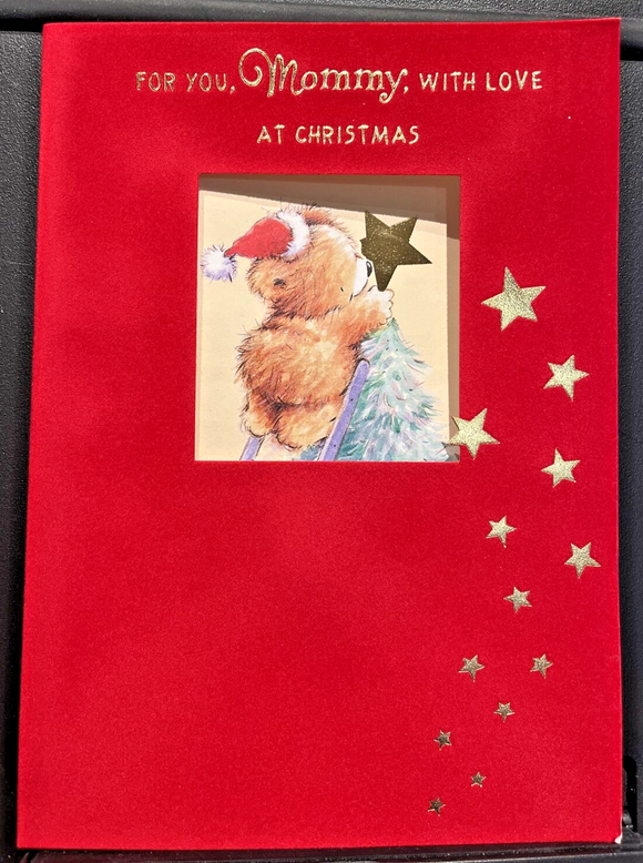 Merry Christmas Mommy Greeting Card w/Envelope