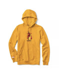 Primitive Skateboard Pullover Hoody Moebius Marvel Iron Man Gold