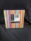 Amscan Disposable 2 Ply Lunch Napkins in Stylish Stripes Print (16 Pack)