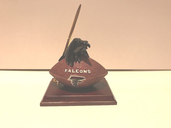 Atlanta Falcons Mascot Desk Pen Clock Set Football License College NEW