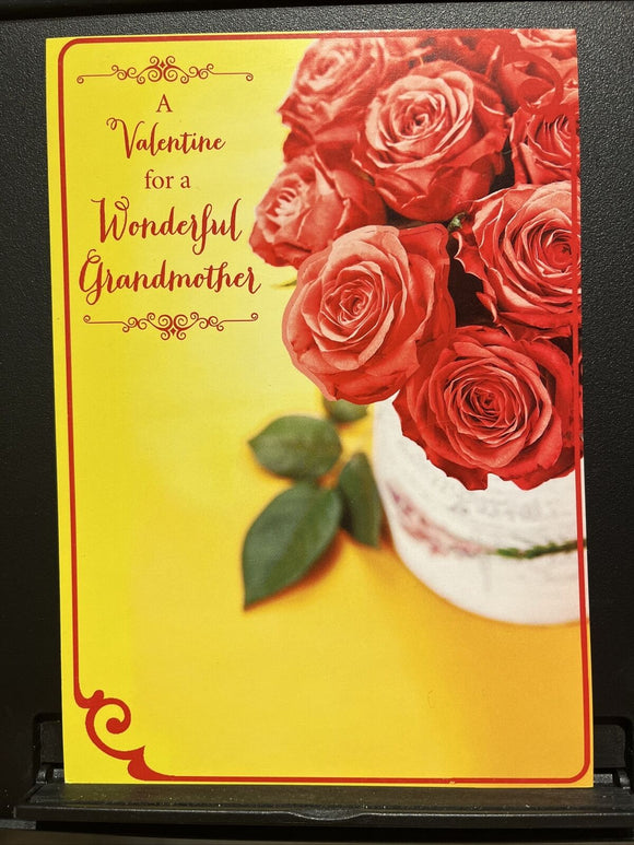 Valentine's Day Grandmother Greeting Card w/Envelope