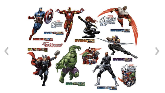 Original FATHEAD Avengers Assemble Collection Wall Decal Sticker 96-96087 NEW