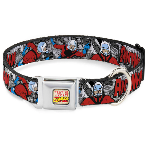 Marvel Comics Logo  Seatbelt Buckle Collar Classic ANT-MAN: WMC106 Large