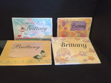 Personalized Notecards "Brittany" 4 Assorted Packs NEW