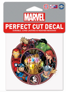 Florida State Seminoles Marvel Avengers Perfect Cut Decal 4"x4'