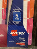 AveryCustomizable Table of Contents Dividers, Heavyweight Paper, 8.5i...