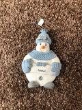 Snow Buddies Isabel Personalized Snowman Ornament NEW