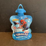 Disney Spider-Man Fubbles Bubbles On The Go 3 fl oz, Wand Inside! For ages 3+