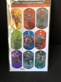 Set of 2 Marvel Avengers Action Stickers Tags Holograph SandyLion NEW