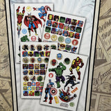 Marvel Comics Stickers & Tattoos, (110 Stickers & 26 Tattoos), Ages 3+