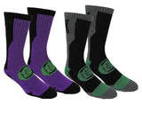 Marvel Hulk Athletic Socks 2 Pair Mens Size 6-12