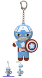 Marvel Lip Smacker 3.5" Captain America Keychain & Lip Balm New