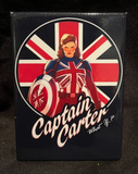 What If Captain Carter Magnet Ata-Boy 2.5" x 3.5"
