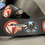 MARVEL AVENGERS Logo Full Color Seatbelt Belt - 9-Avenger Icons  WAV065