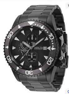 Invicta Marvel Black Panther Men's 47mm Triple Black Limited Chrono Watch 34627