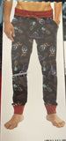 Briefly Stated Mens L Marvel Venom Jogger Style Pajama Bottoms Side Pockets